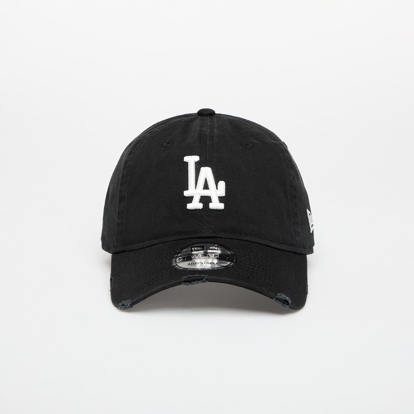 Šiltovka New Era MLB Distressed 9TWENTY Los Angeles Dodgers Black/ White Universal