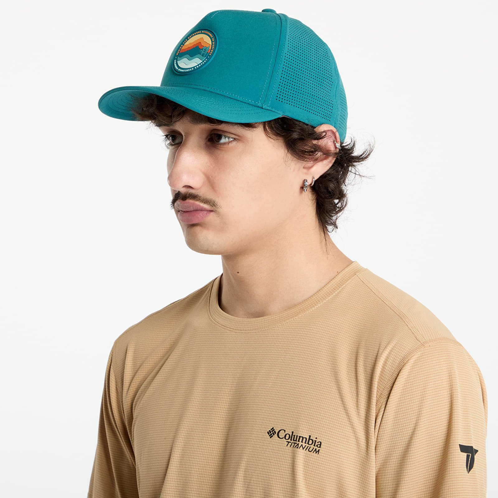 Šiltovka Columbia Mountaincap™ 3D Stretch Snap Back River Blue/ Circular Linescape Universal