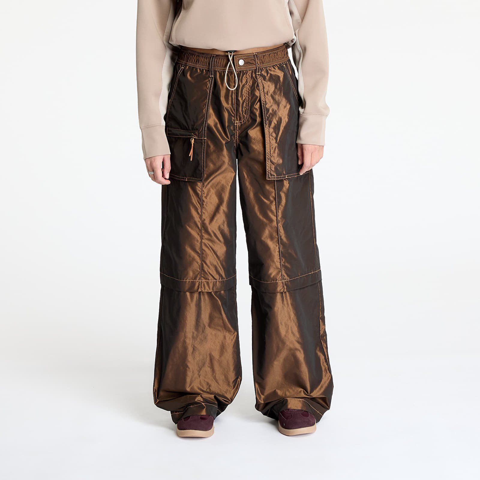 Kalhoty Converse Water-Repellent Cargo Pants Brown S