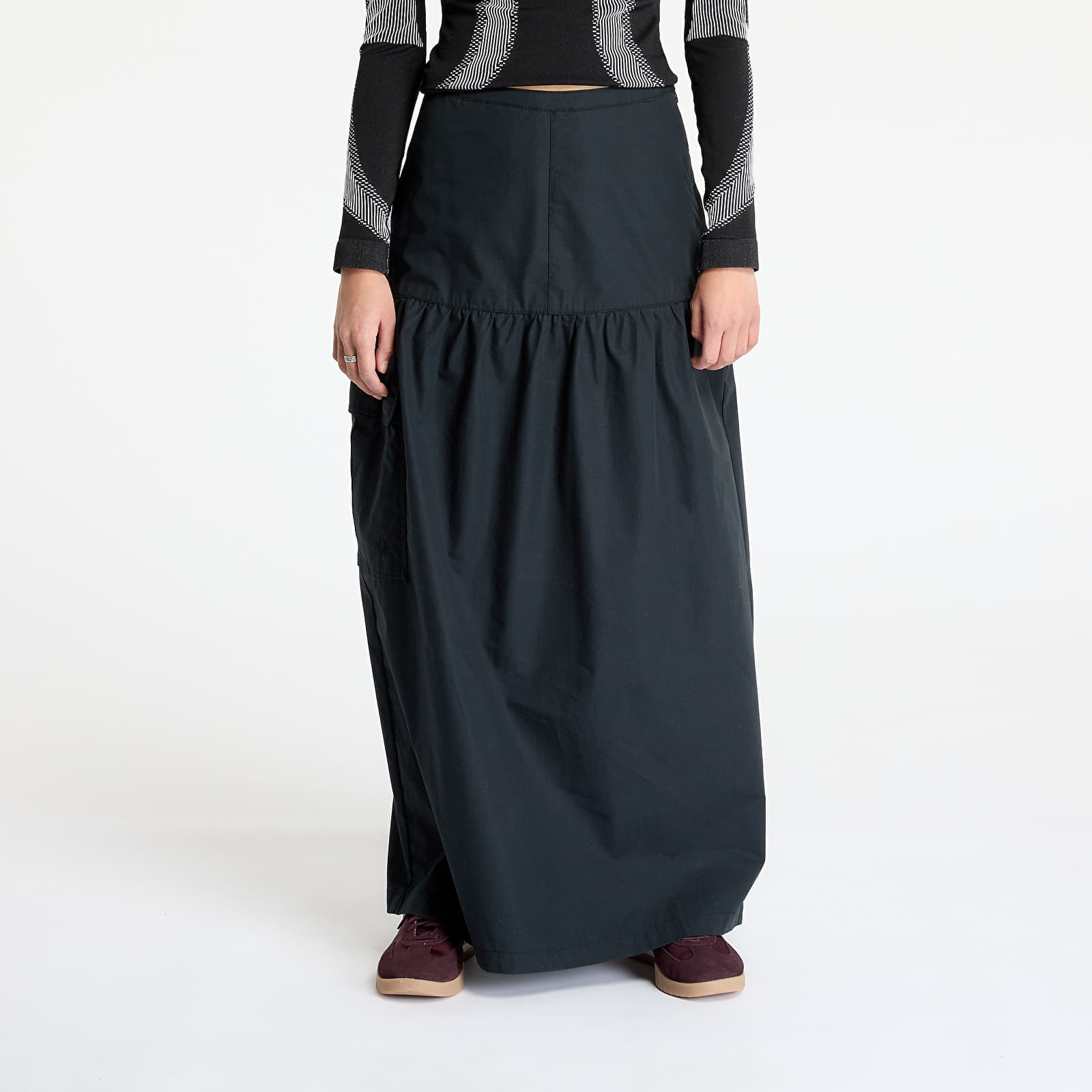 Convese Long Skirt Black XL