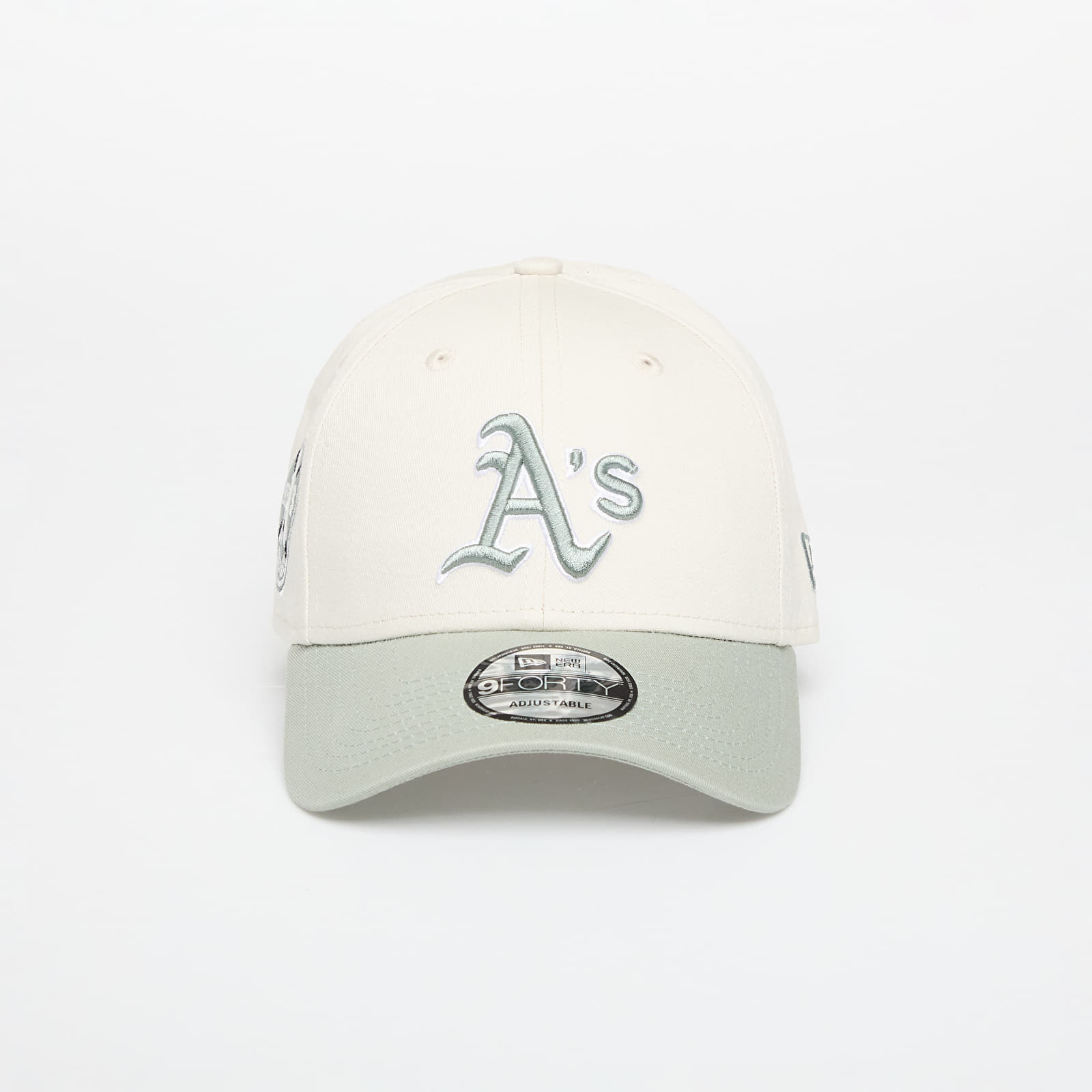 Šiltovka New Era MLB Ws Patch 9FORTY Oakland Athletics Ivory/ Pastel Green Universal