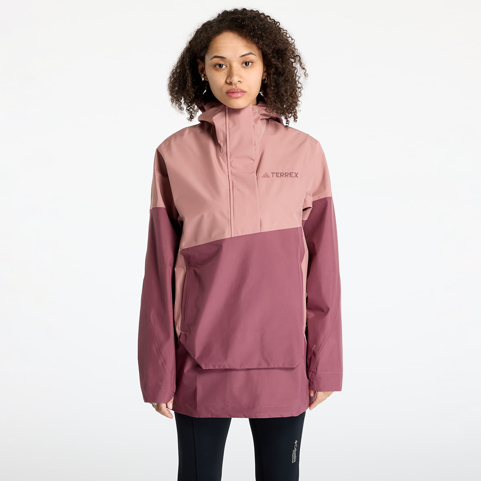 Bunda adidas Terrex Xploric 2.5 Layer Climaproof Anorak Red/ Warm Clay XS