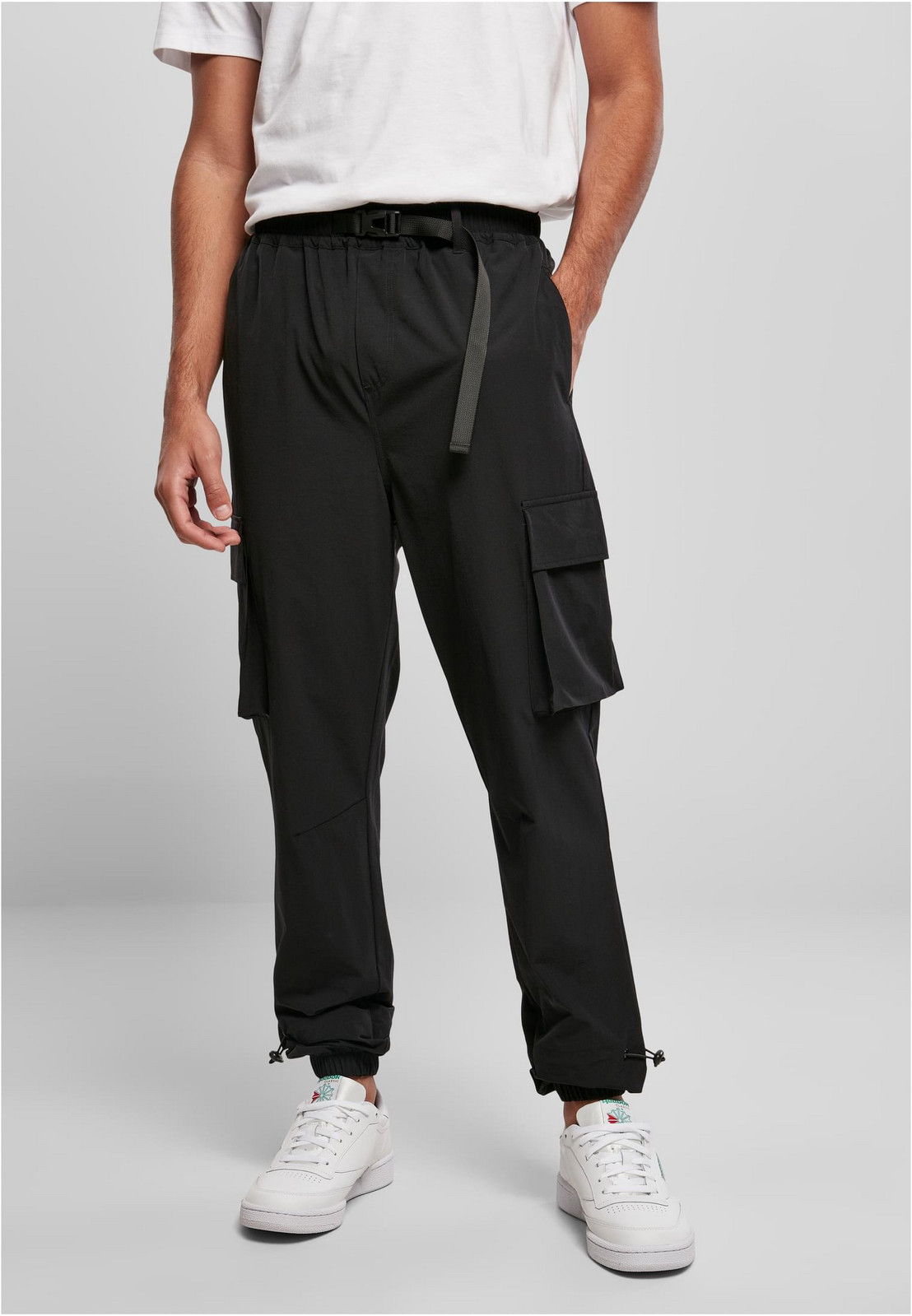 Adjustable Cargo Pants Black