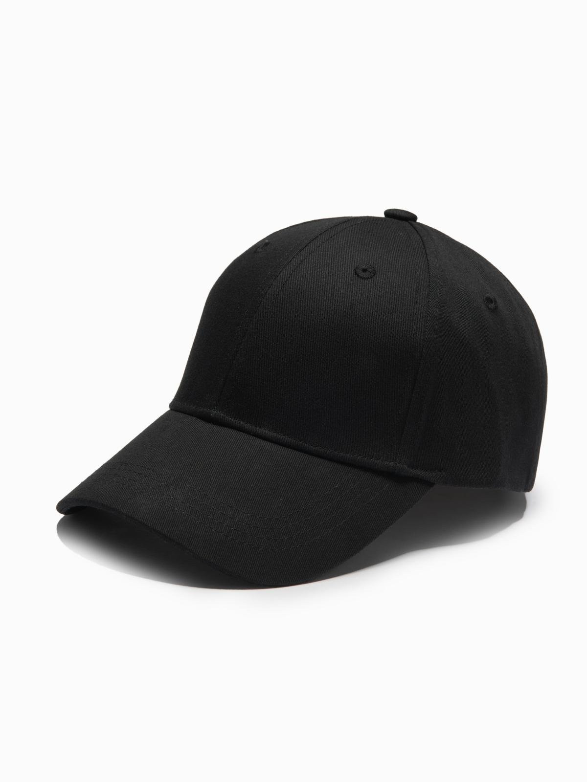 Ombre Men's one-color baseball cap - black