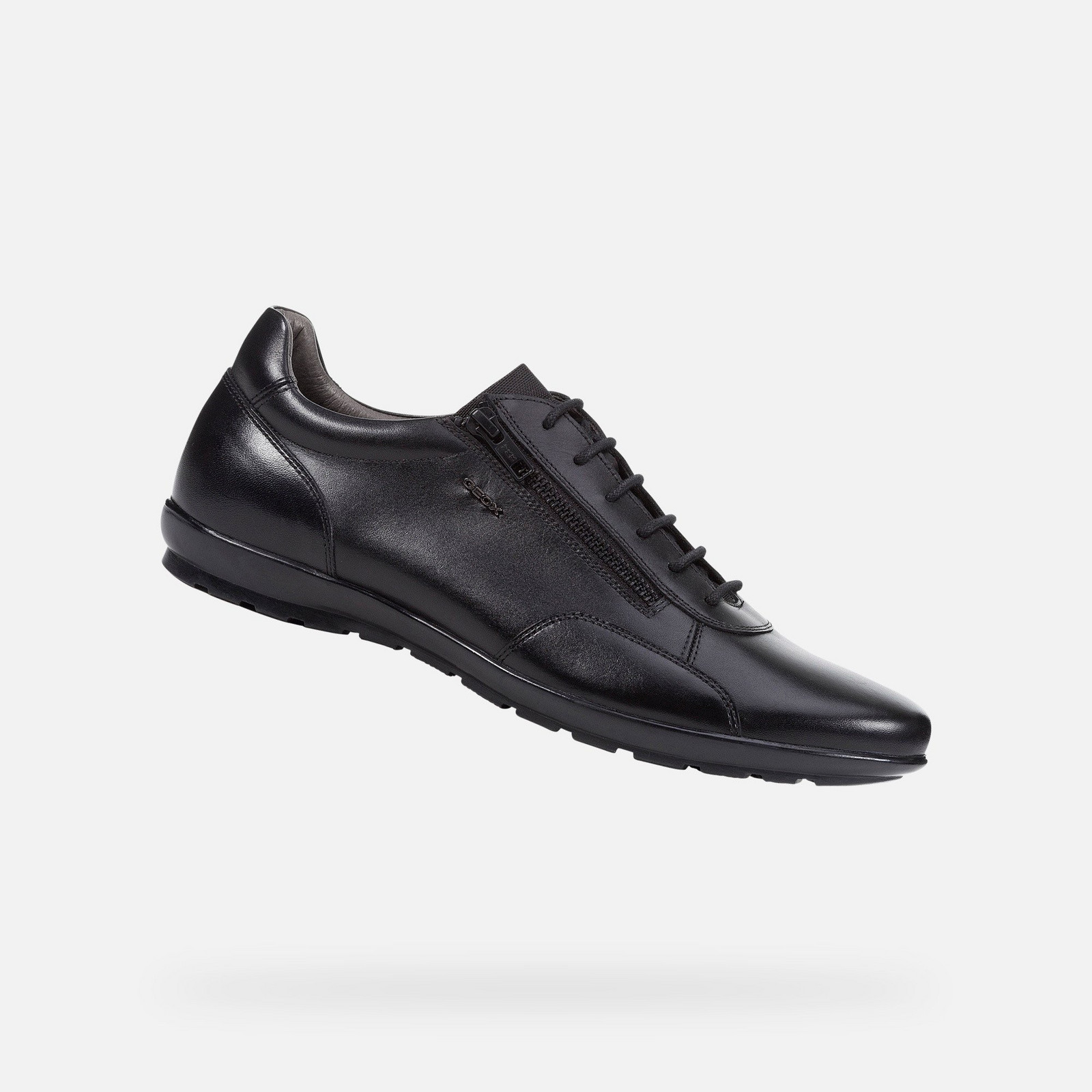 Black Men's Casual Shoes Geox Symbol - Men