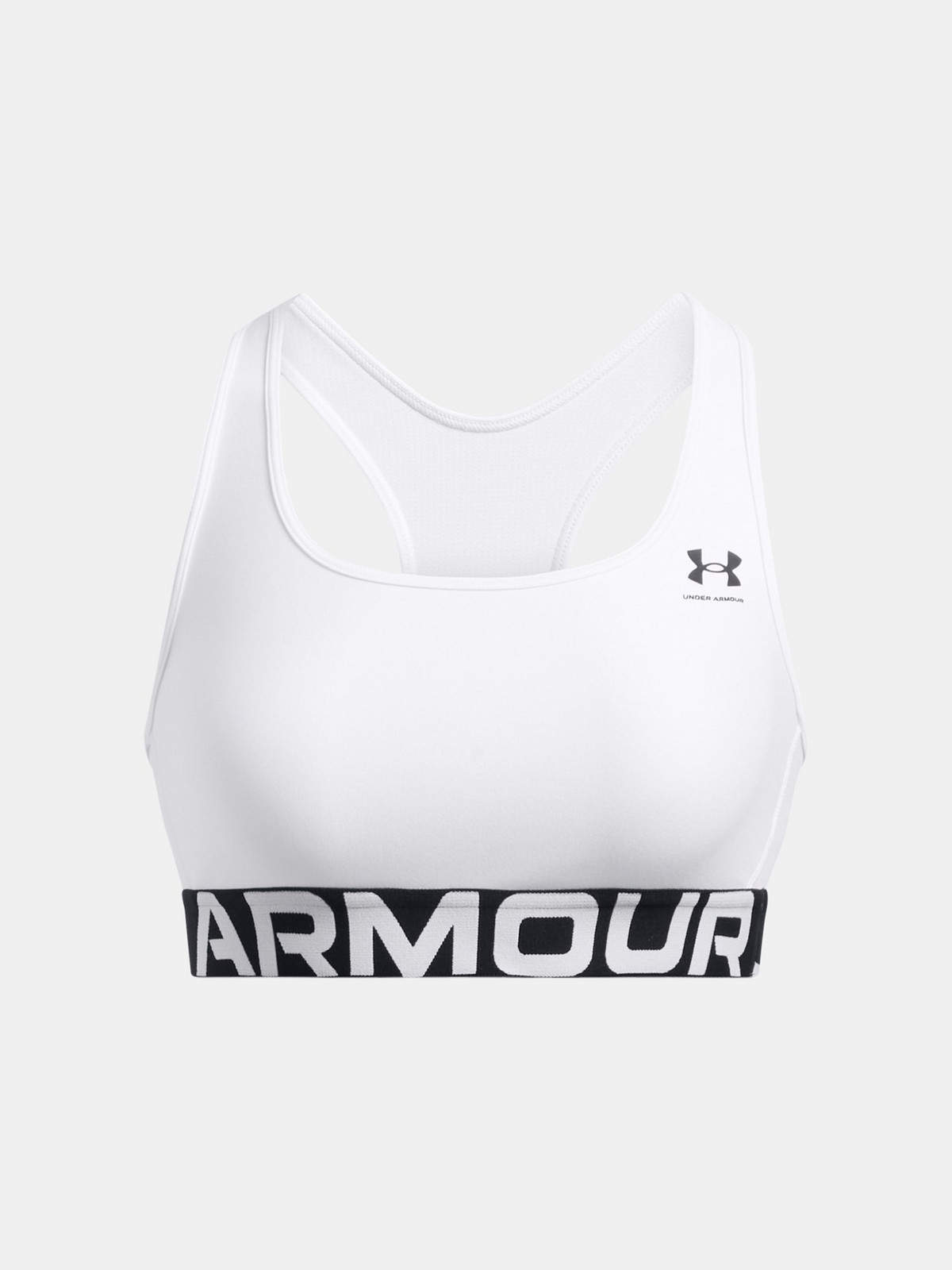 Women's bra Under Armour UA HG Mid Branded-WHT - Women's