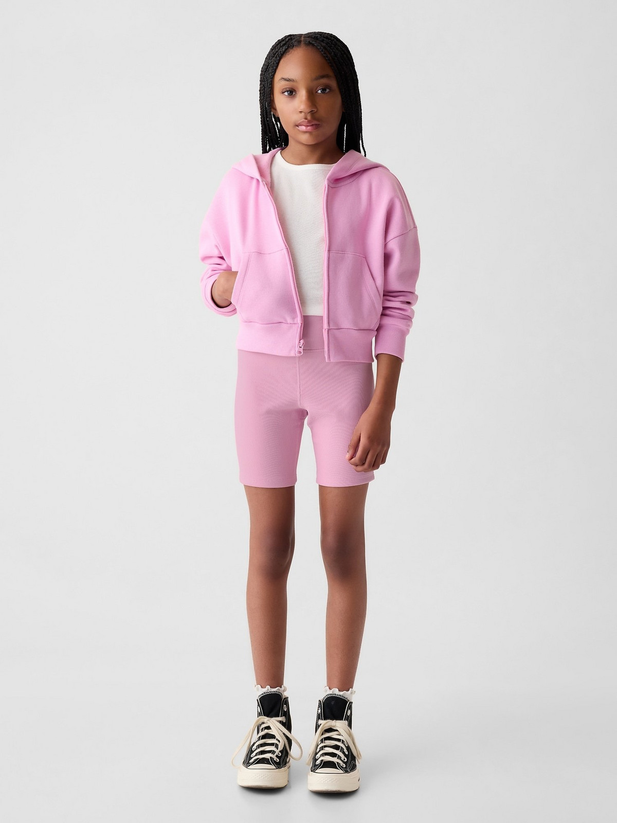 GAP Children's ribbed biker shorts - Girls