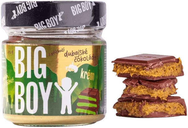 Big boy pistáciový krém s příchutí dubajské čokolády 170 g (limitovaná