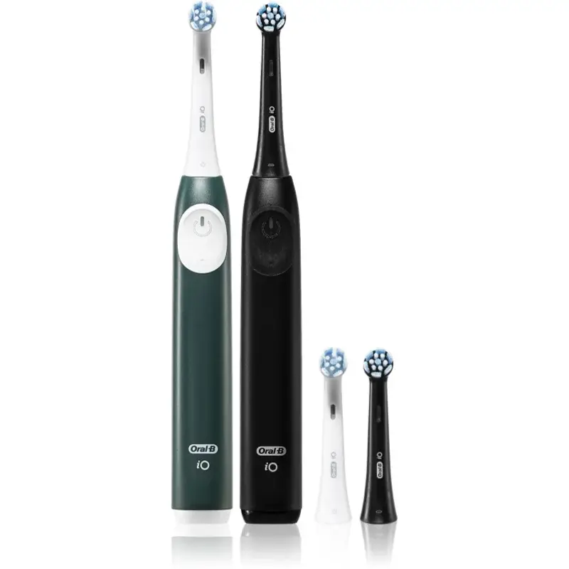 Oral B iO2 elektrická zubná kefka DUOBALENIE Black & Dark Green 1 ks