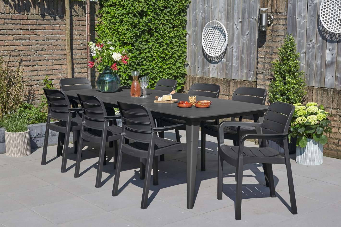 Elvisia Záhradný set NELL | grafit