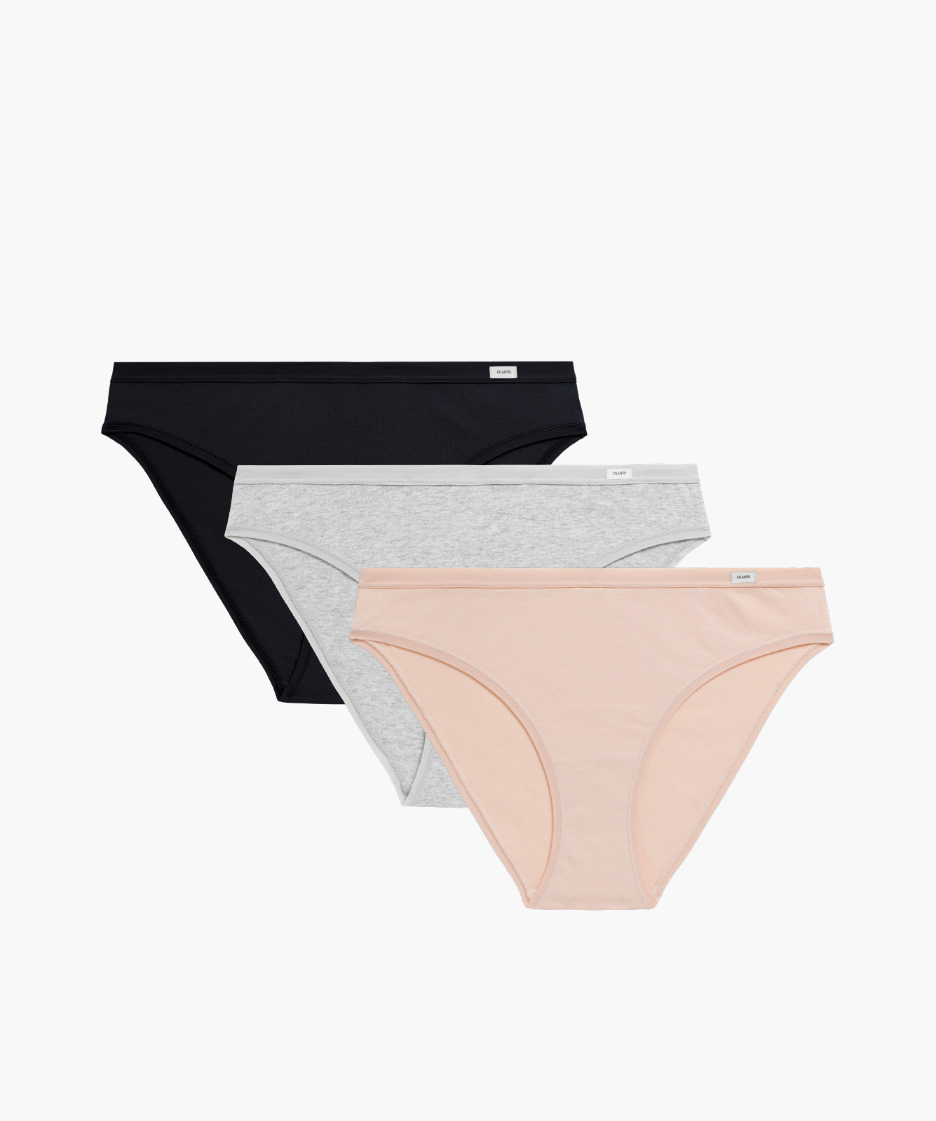 Dámske športové nohavičky ATLANTIC 3Pack - viacfarebné L