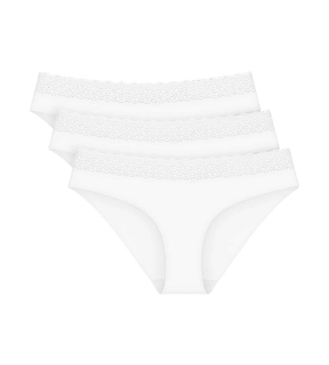Dámske tričko Feel of Modal Tai 3P - WHITE - white 0003 - TRIUMPH WHITE M