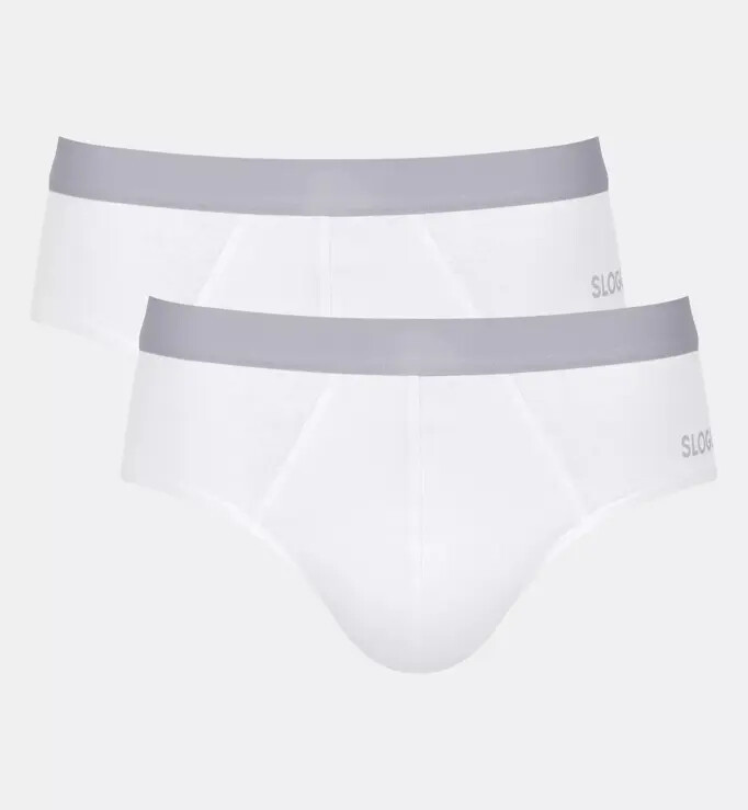 Pánske nohavičky GO ABC 2.0 Brief 2P - WHITE - biela 0003 - SLOGGI WHITE M
