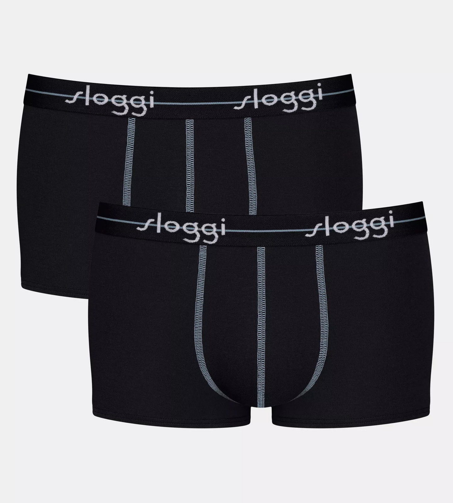 Pánske boxerky Start Hipster C2P box - BLACK - black 0004 - SLOGGI BLACK 5
