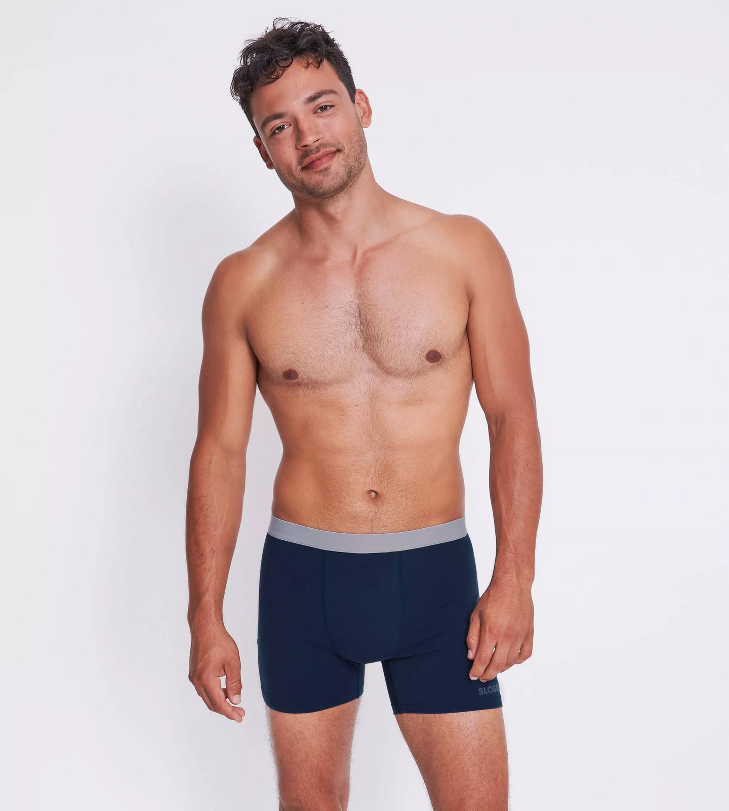 Pánske boxerky GO ABC 2.0 Short 2P - MODRÁ - modrá 00RA - SLOGGI BLUE M