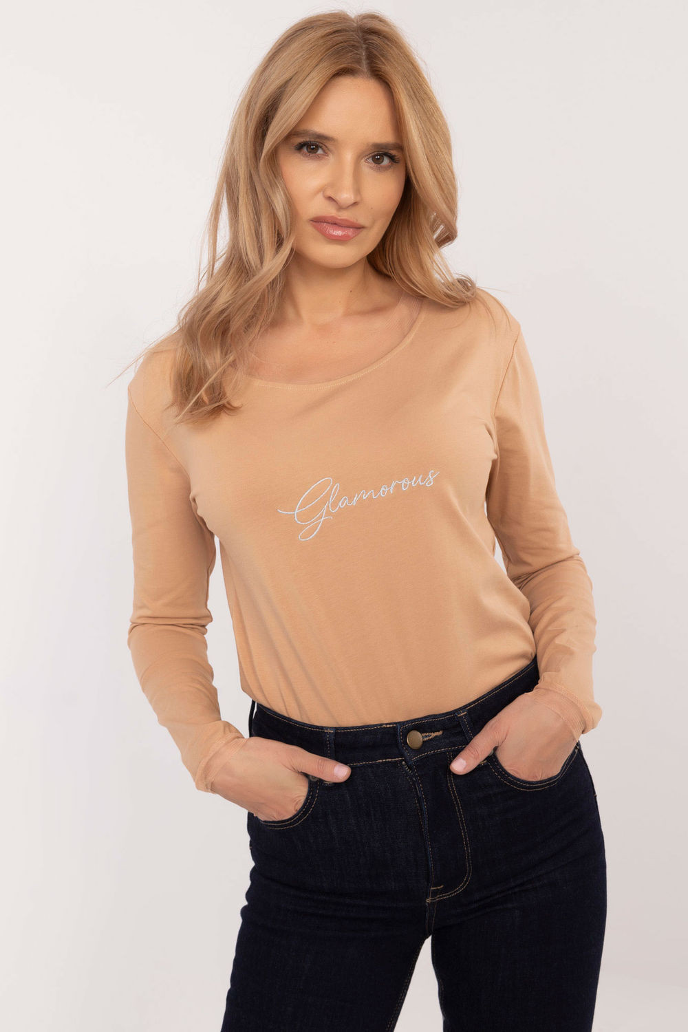 Blúzka CLM BZ 1157.13X camel S