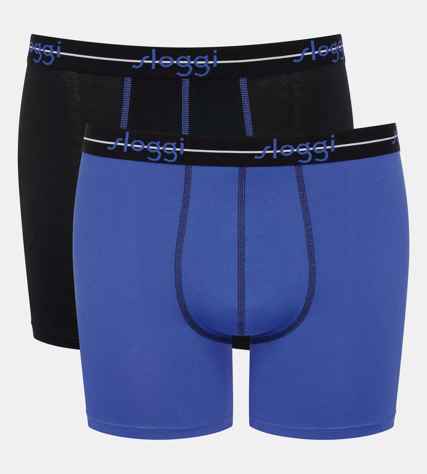 Pánske boxerky Start Short C2P box - UNKNOWN - modro-čierne V005 - SLOGGI UNKNOWN 6