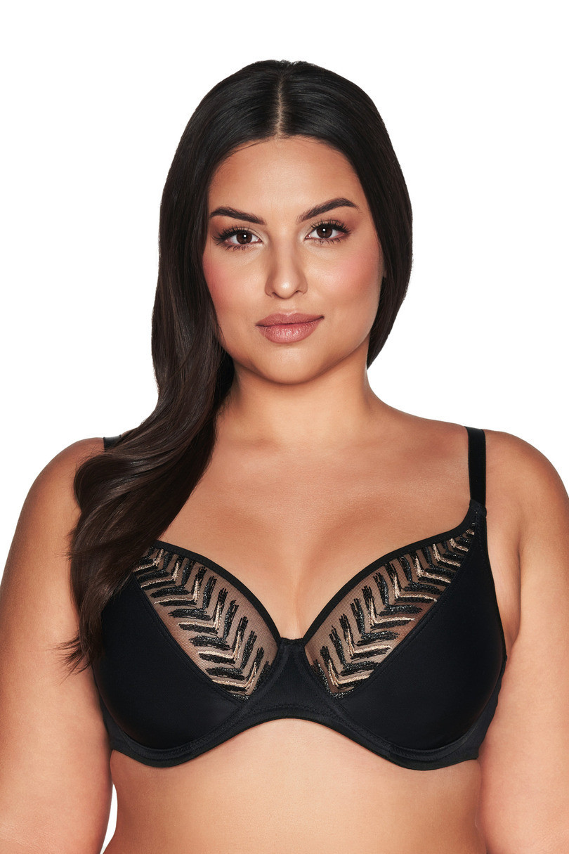 PODPRSENKA AV 2118 BLACK MAXI černá 75K