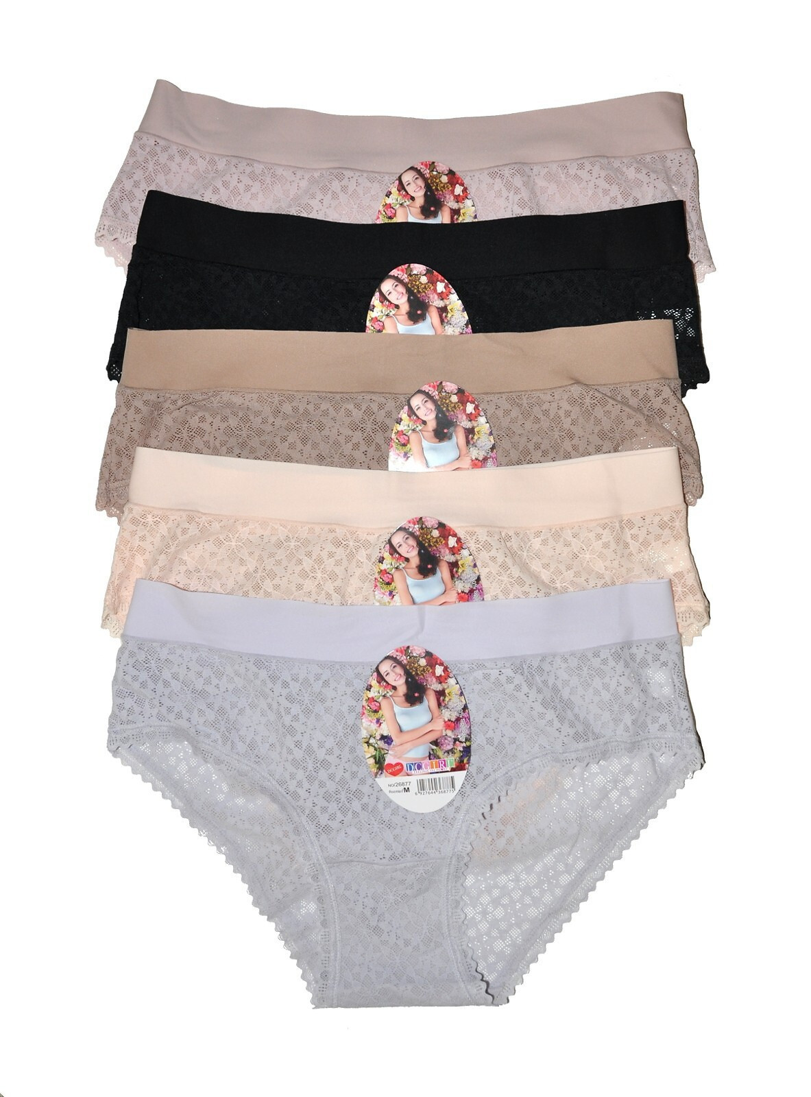 DC Girl nohavičky 26877/vzor 49A A'12 směs barev S/M/L/XL