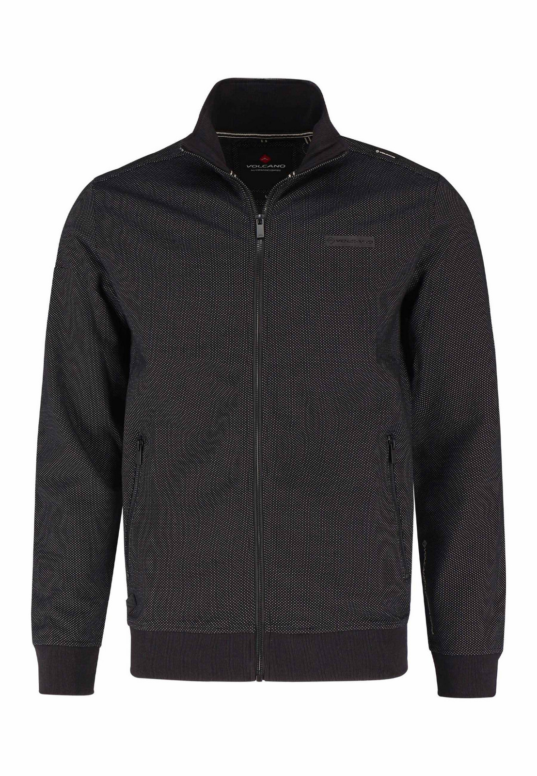 Pánska mikina B-Montero Black with Dots - Volcano 3XL