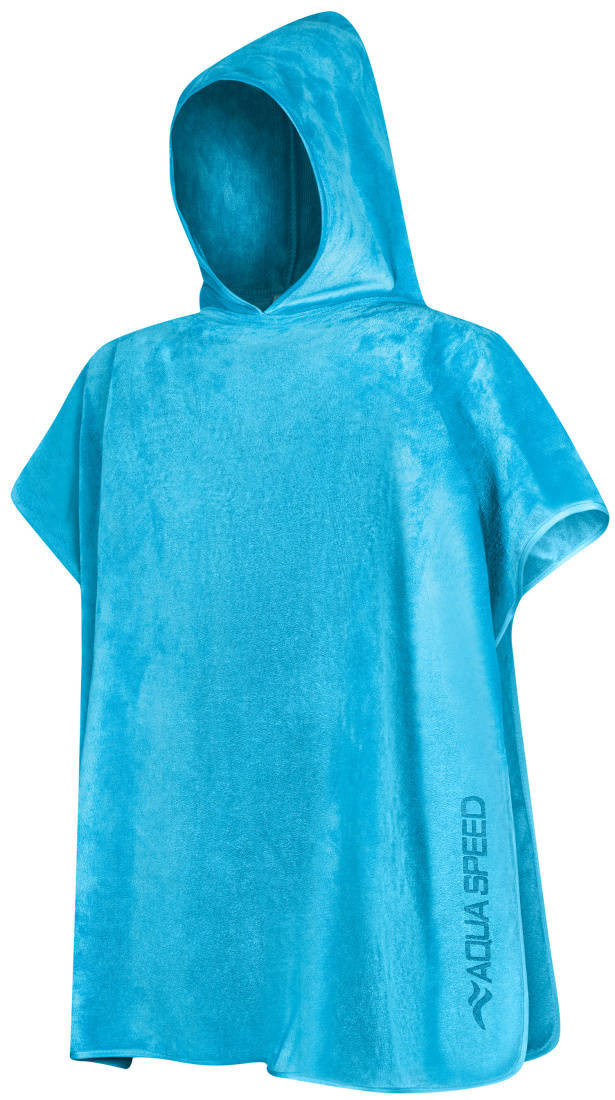 Detský uterák pončo 02 Blue - AQUA SPEED UNI světle modrá