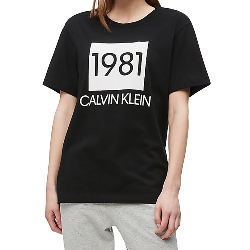 Dámske tričko s krátkym rukávom QS6343E-001 - Calvin Klein L