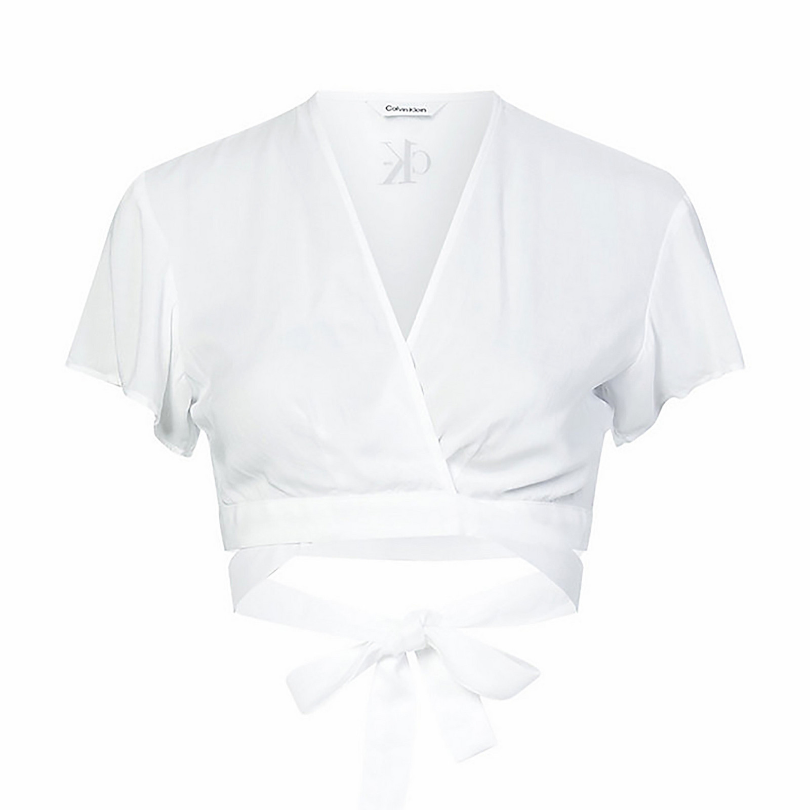 Top s jednou kravatou KW0KW01775-YCD - Calvin Klein XS