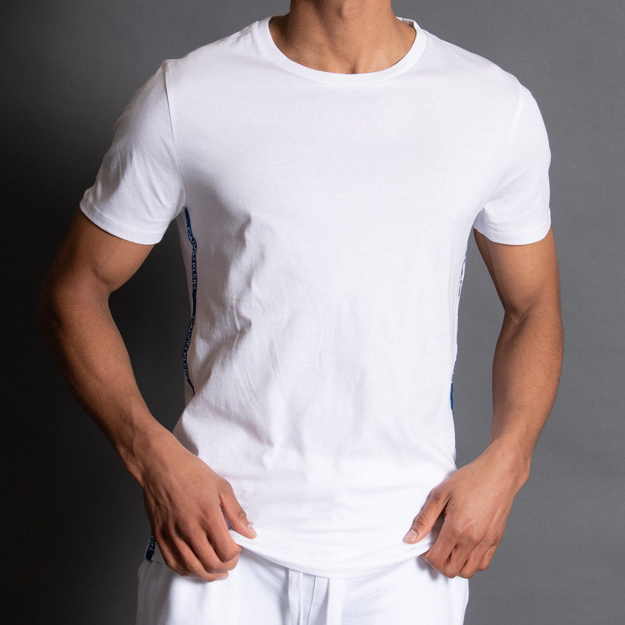 Pánske tričko s krátkym rukávom KM0KM00464-YCD - Calvin Klein XL