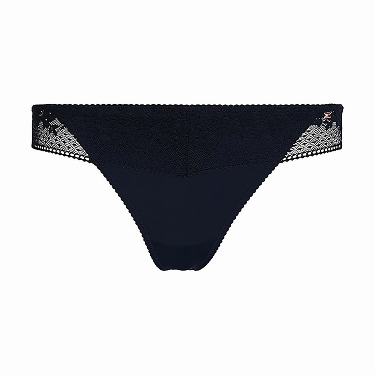 Dámske čipkované tangá Ditsy UW0UW03815-DW5 - Tommy Hilfiger S