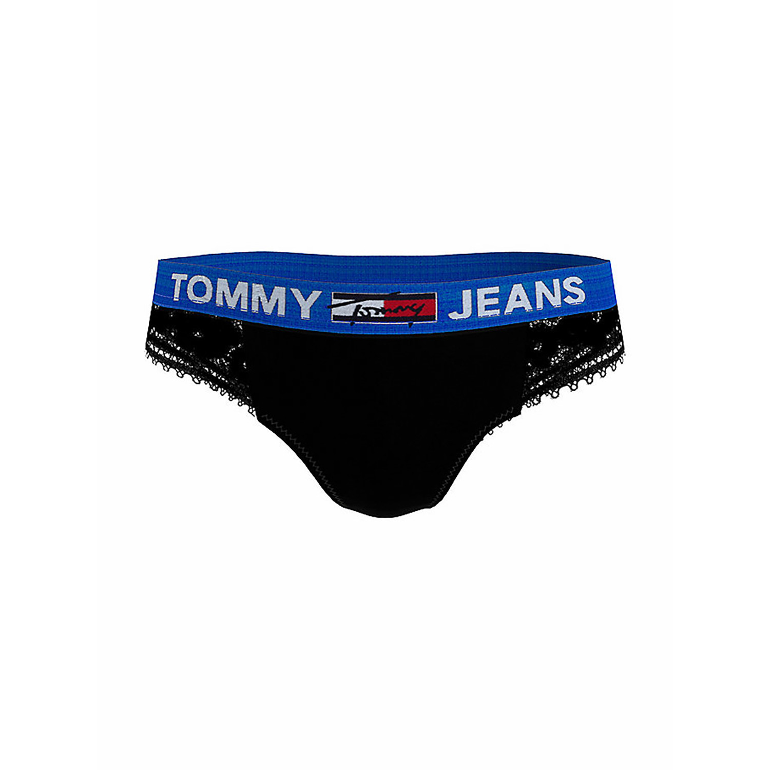 Dámske džínsové nohavičky s čipkou UW0UW03539-BDS - Tommy Hilfiger L