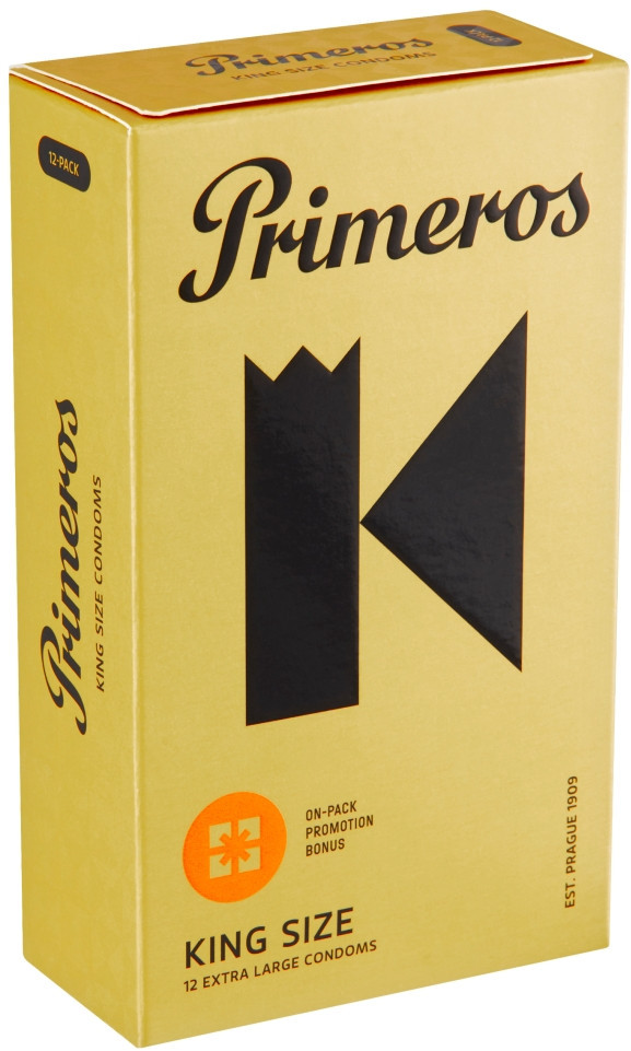 PRIMEROS King Size extra veľké kondómy 12 ks