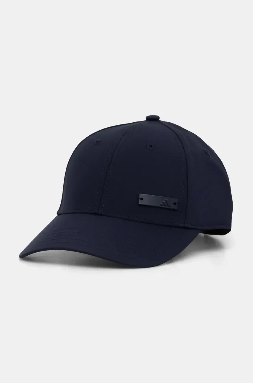 Šiltovka adidas BB CAP LT MET tmavomodrá farba, jednofarebná, JF8486