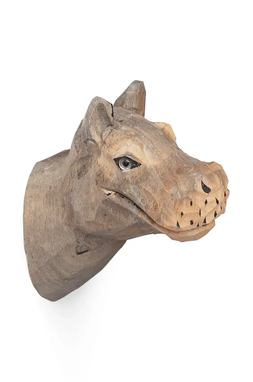 Nástenný vešiak ferm LIVING Hippo béžová farba