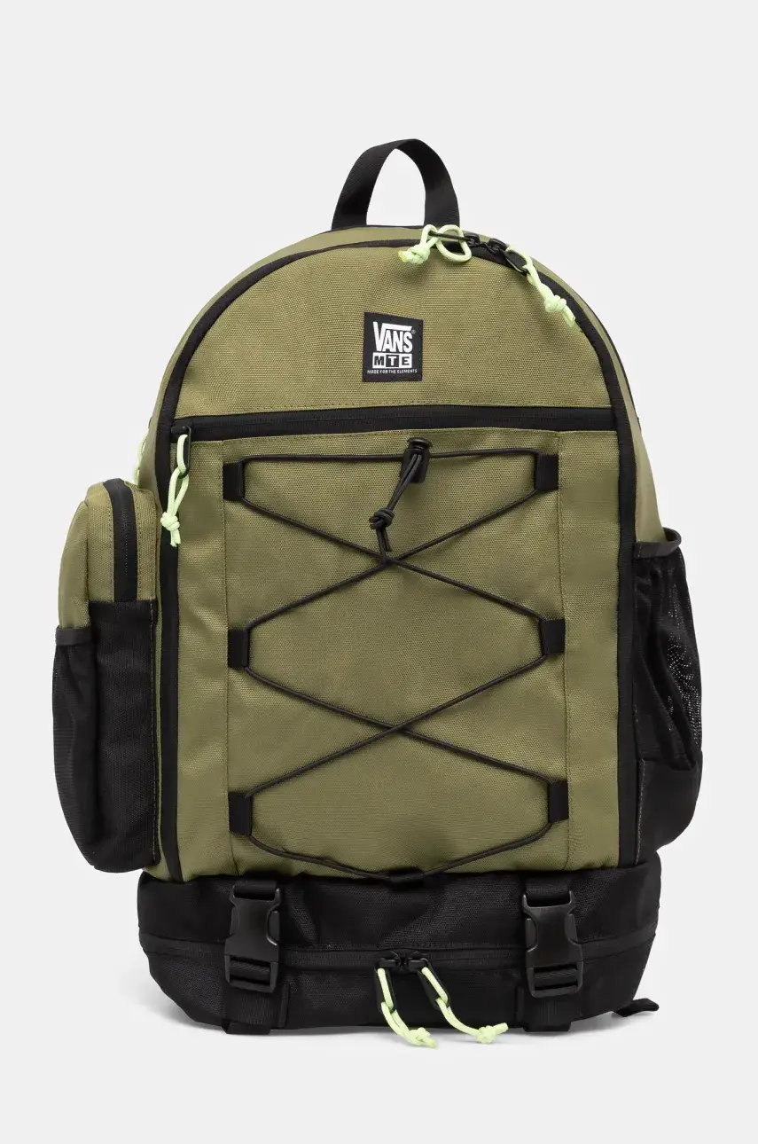 Ruksak Vans pánsky, zelená farba, veľký, jednofarebný, VN000M7JZBF1
