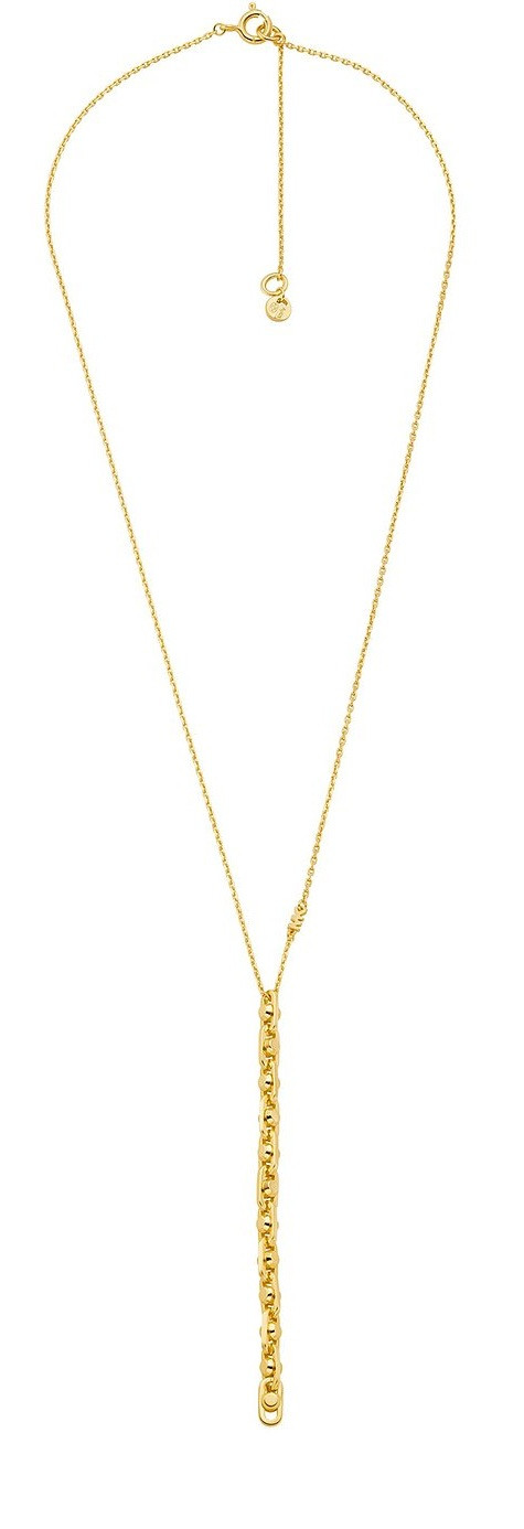 Michael Kors Fashion pozlátený náhrdelník Astor Link MKC170700710