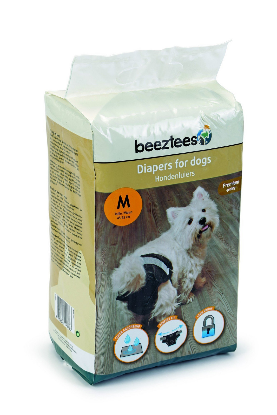 Beeztees Plienkové nohavicky pre psov 1ks M