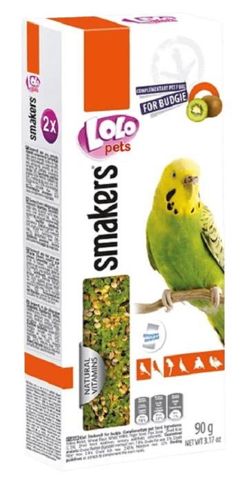LOLOPETS tyčinka pre andulky - kiwi 2ks/90g