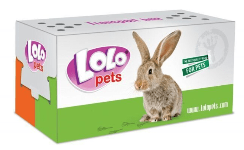 LOLOPETS papierová krabička na prenos zvierat - velká 27x13x13cm