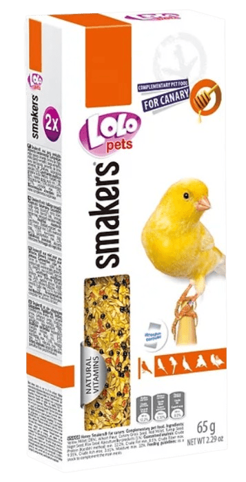 LOLOPETS medová tyčinka pre kanáriky 2ks/65g