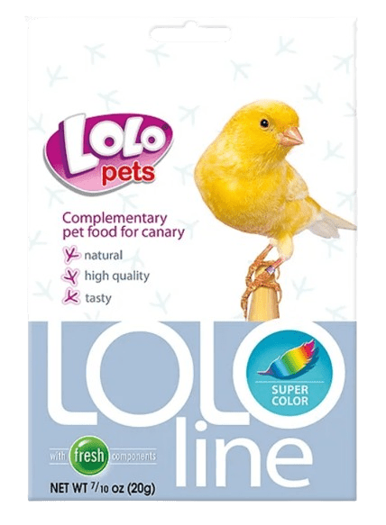 LOLOPETS super color vitamíny pre kanáriky 20g