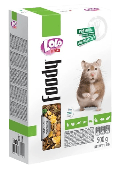 LOLOPETS prémiové krmivo pre škrečky 500g