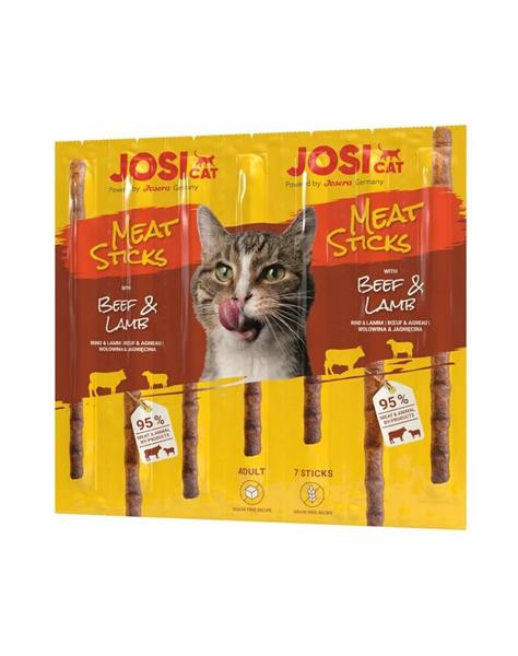 JosiCat Cat Meat Sticks Beef&Lamb maškrta pre mačky hovädzie a jahňa 35g