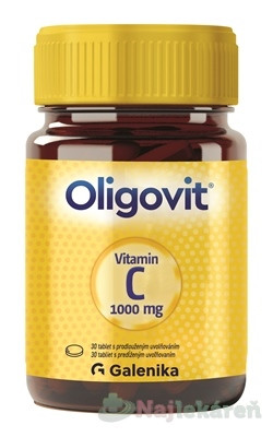 OLIGOVIT vitamín C  s postupným uvoľňovaním 1000mg, 30tbl
