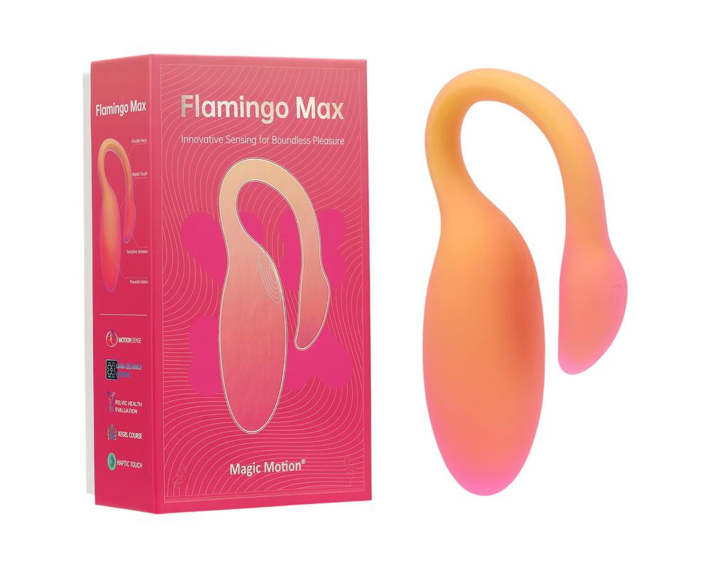 Magic Motion Flamingo Max - inteligentné vibračné vajíčko (oranžové)