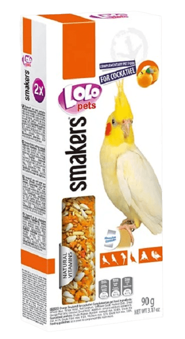 LOLOPETS tyčinka pre korely pomaranč 2ks