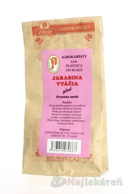 AGROKARPATY JARABINA VTÁČIA plod, 30g