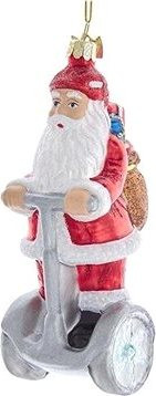 Kurt Adler Santa na Segwayi