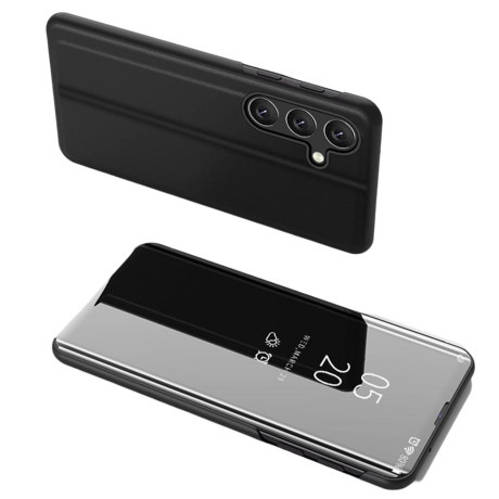 MG Clear View knižkové puzdro na Samsung Galaxy S25 Plus, čierne