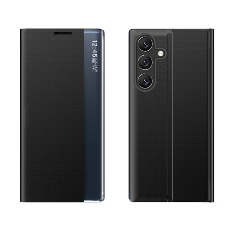 MG Sleep Case knižkové puzdro na Samsung Galaxy S25 Plus, čierne