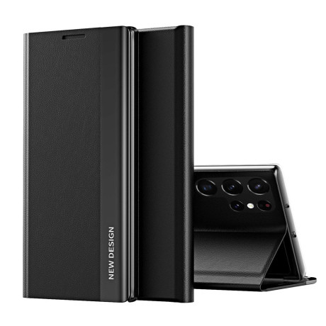 MG Sleep Case Pro knižkové puzdro na Samsung Galaxy S25 Ultra, čierne